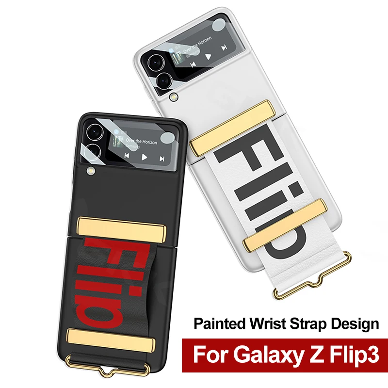 Оригинальный ультратонкий чехол GKK с ремешком на запястье для Samsung Galaxy Z Flip 3, чехол с внешним экраном, жесткий стеклянный чехол для Galaxy Z Flip3 5G
Оригинальный ультратонкий чехол GKK с ремешком на запястье для Samsung Galaxy Z Flip 3, чехол с внешним экраном, жесткий стеклянный чехол для Galaxy Z Flip3 5G