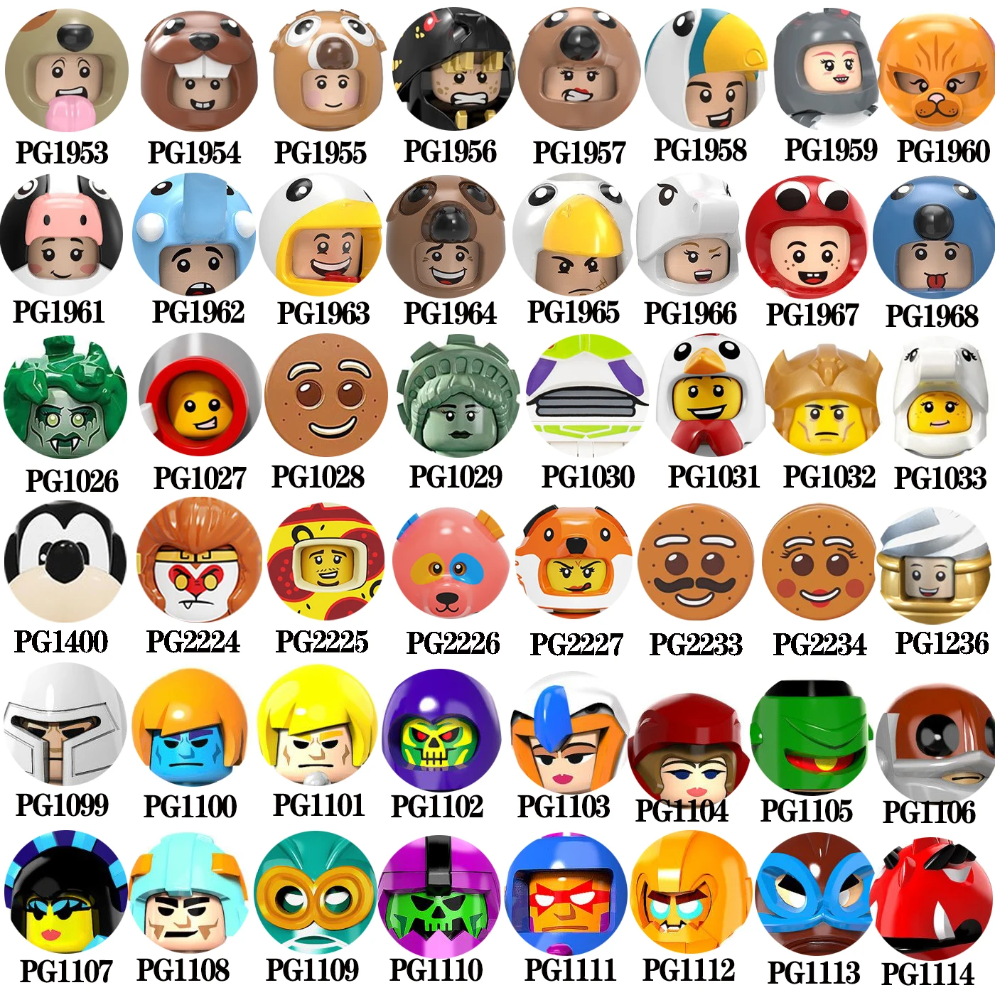 PG8089 PG8094 New Cartoon Anime Animal Series Building Blocks Action Figures Game Bricks For Children Collection Toys Gifts
PG8089 PG8094 New Cartoon Anime Animal Series Building Blocks Action Figures Game Bricks For Children Collection Toys Gifts