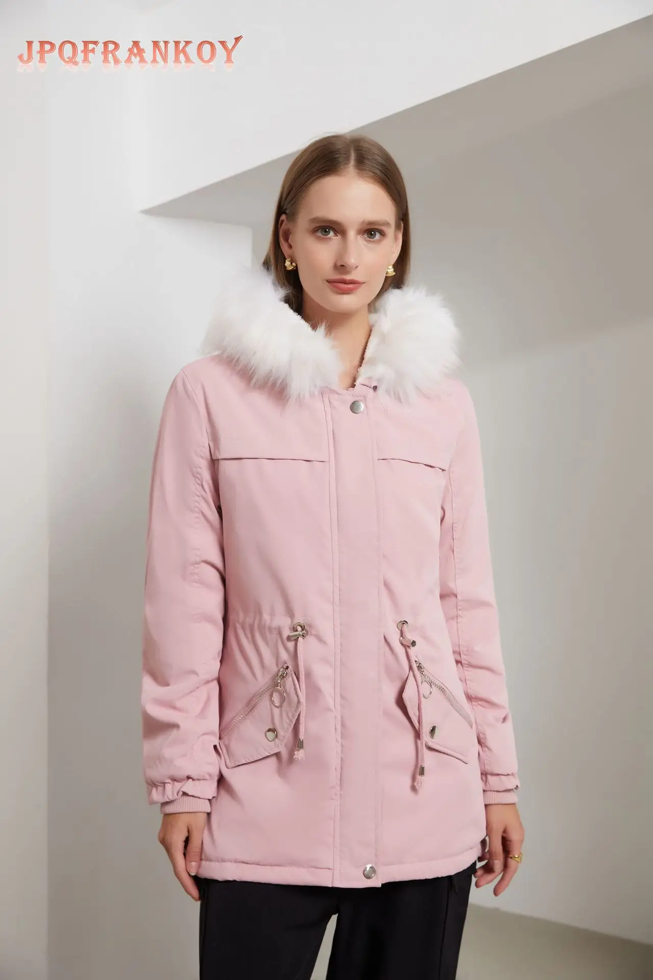The New Style Pie Overcomes The Women's Size, Medium Length Plus Cashmere Cotton Coat, Women's Warm Coat with Fur Collar winter
The New Style Pie Overcomes The Women's Size, Medium Length Plus Cashmere Cotton Coat, Women's Warm Coat with Fur Collar winter