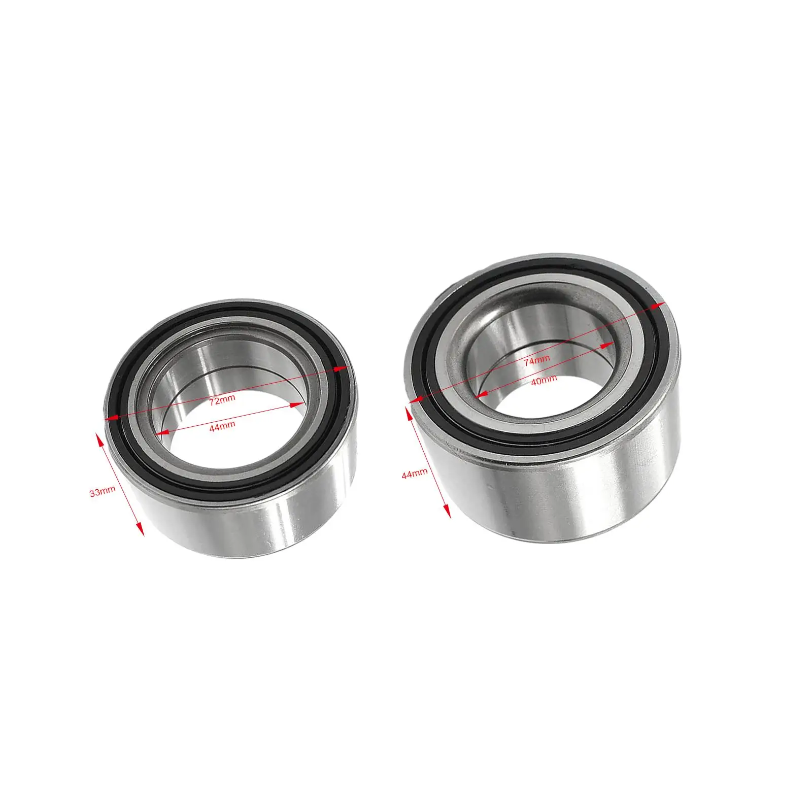 

4Pcs Replacement Front and Rear Wheel Bearings 3514699 for Polaris 570 Efi RZR S 800 Ranger 900 XP Professional