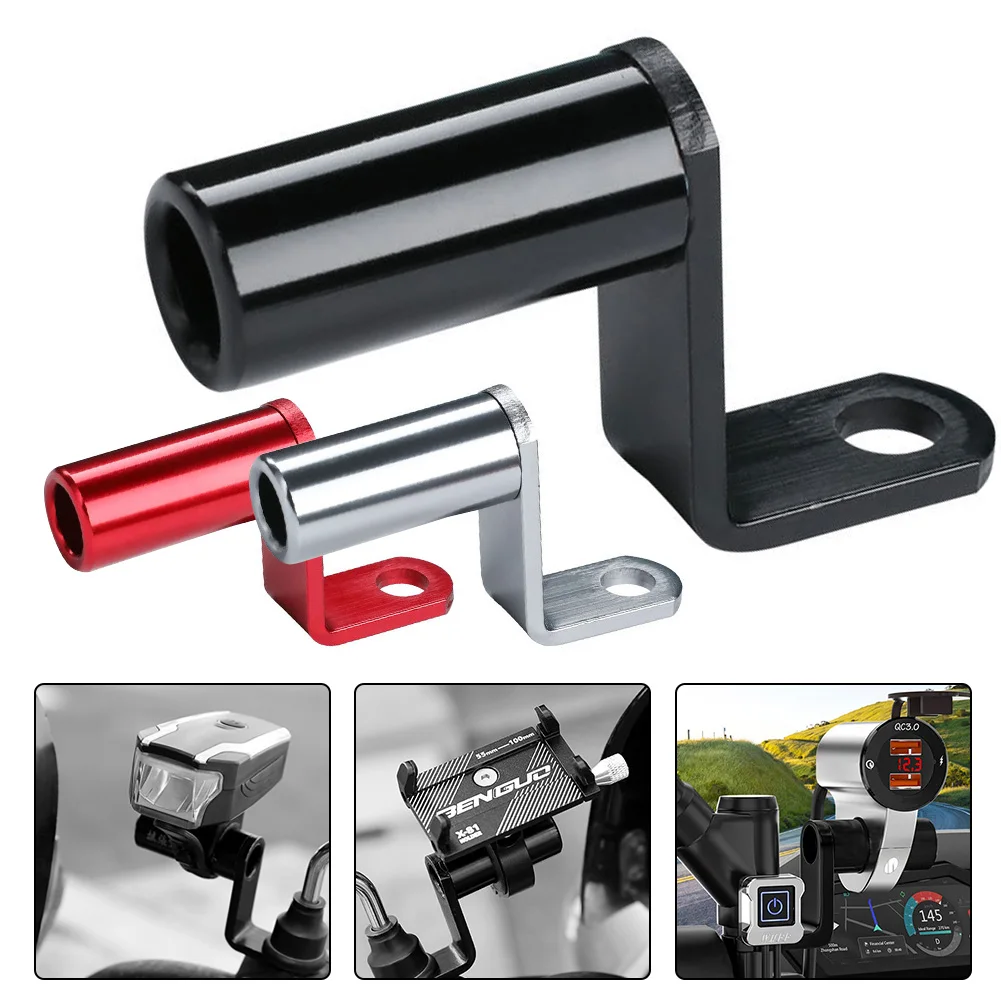 Aluminum Alloy Motorcycle Rearview Mirror Mount Handlebar Rearview Mirror Adapter Mobile Phone Bracket Expansion Bracket
Aluminum Alloy Motorcycle Rearview Mirror Mount Handlebar Rearview Mirror Adapter Mobile Phone Bracket Expansion Bracket