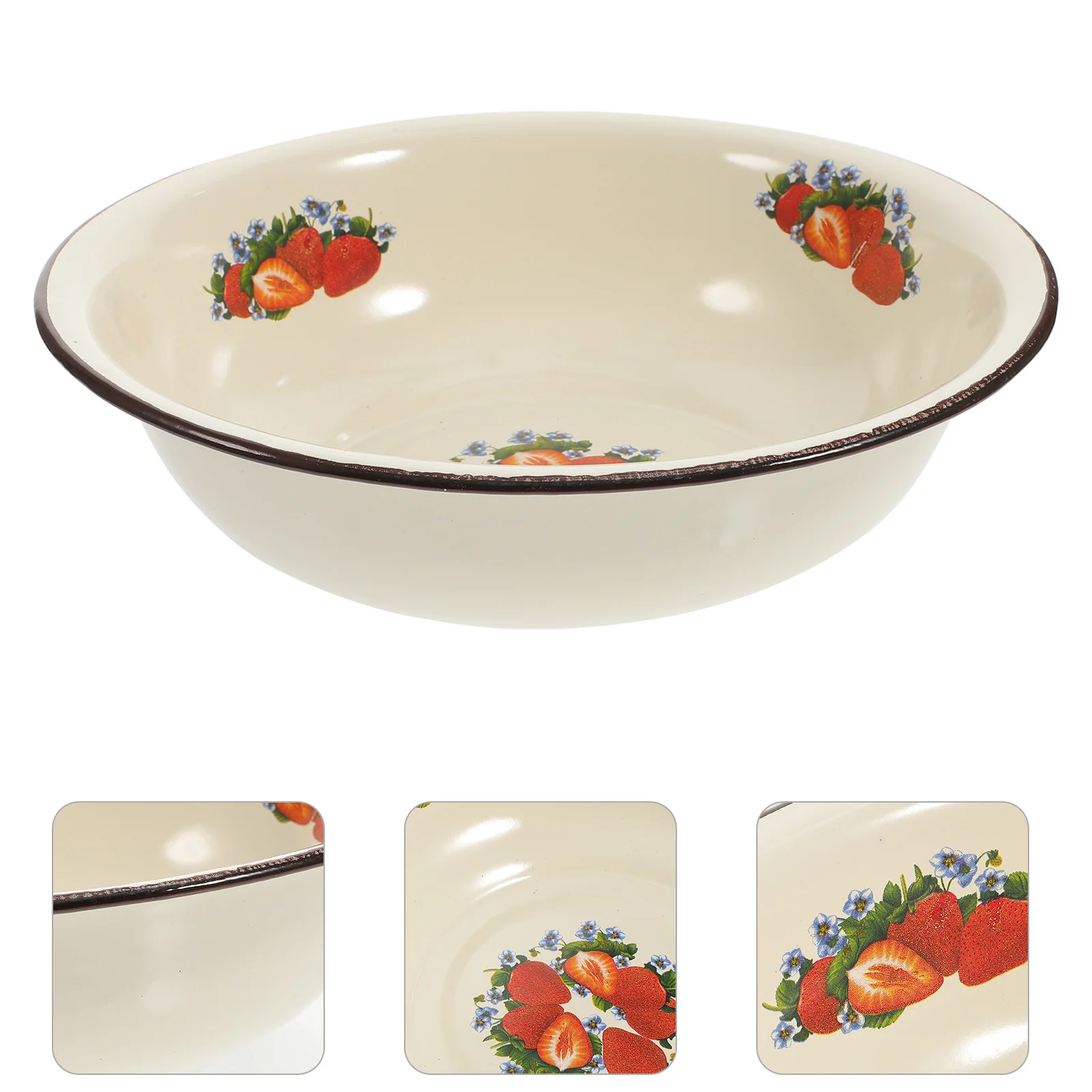 Bowl Enamel Bowls Basin Salad Soup Serving Enamelware Mixing Vintage Fruit Pasta Cereal Metal Washing Noodle Containerprep
Bowl Enamel Bowls Basin Salad Soup Serving Enamelware Mixing Vintage Fruit Pasta Cereal Metal Washing Noodle Containerprep