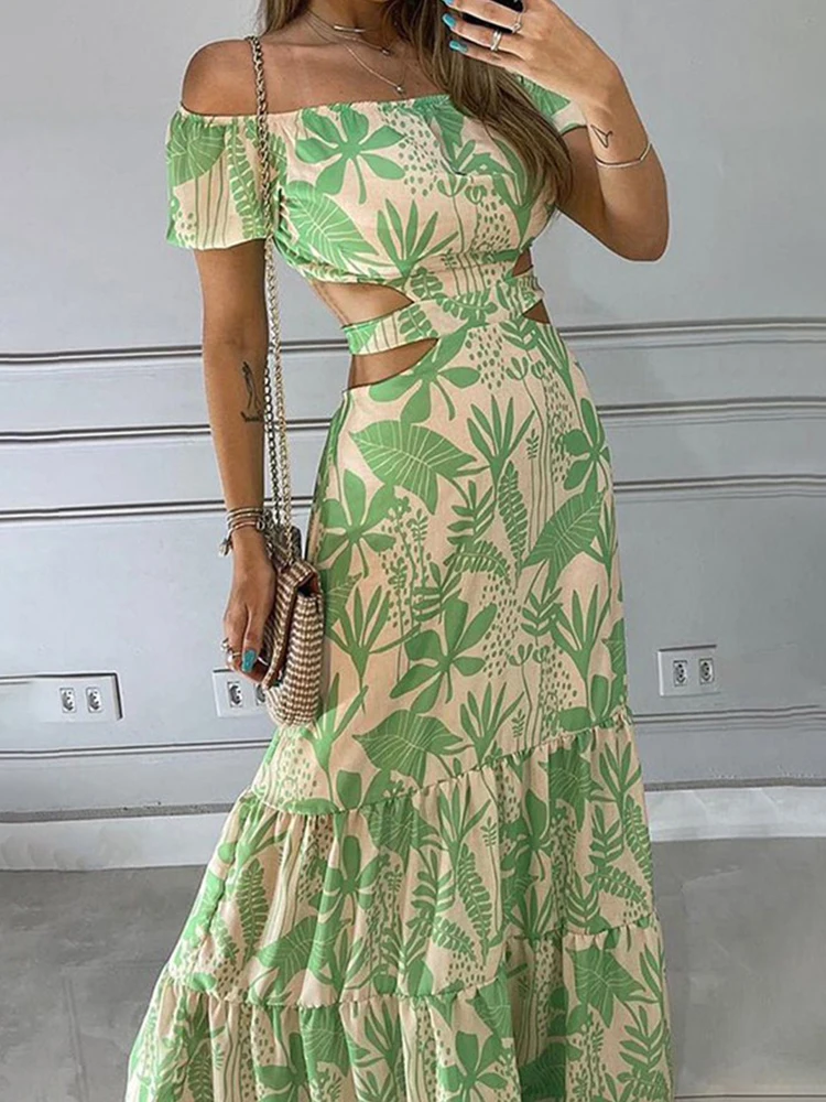 Long Dresses Women Summer Sexy Sleeveless Sling Printed Boho Maxi Dress Casual Retro Floral Women Party Dress Off Shoulder 2022
Long Dresses Women Summer Sexy Sleeveless Sling Printed Boho Maxi Dress Casual Retro Floral Women Party Dress Off Shoulder 2022