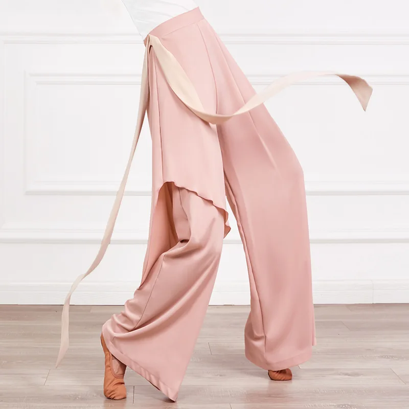 Women Modern Dance Training Pants Loose and Elegant 2 Layer Wide-Leg Pants Classical Dance Jazz Dance Performance Pants
Women Modern Dance Training Pants Loose and Elegant 2 Layer Wide-Leg Pants Classical Dance Jazz Dance Performance Pants