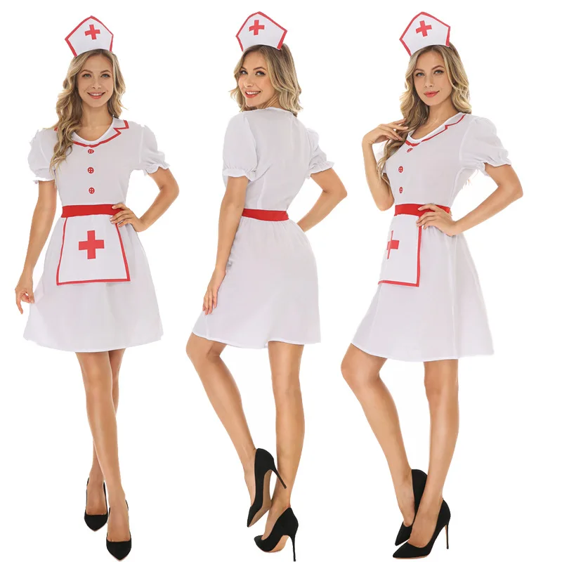 Cosplay Halloween Anime Games Novelty Costumes Adult Sexy Nurse Nightclub Bar Party Costumes Stage Costumes
Cosplay Halloween Anime Games Novelty Costumes Adult Sexy Nurse Nightclub Bar Party Costumes Stage Costumes
