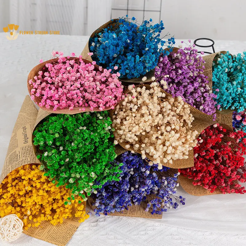 130g Natural Dried Flowers Babys Breath Wedding Table Decoration Gypsophila Home Decor Furnishing Ornaments Valentine's Day Gift 
130g Natural Dried Flowers Babys Breath Wedding Table Decoration Gypsophila Home Decor Furnishing Ornaments Valentine's Day Gift