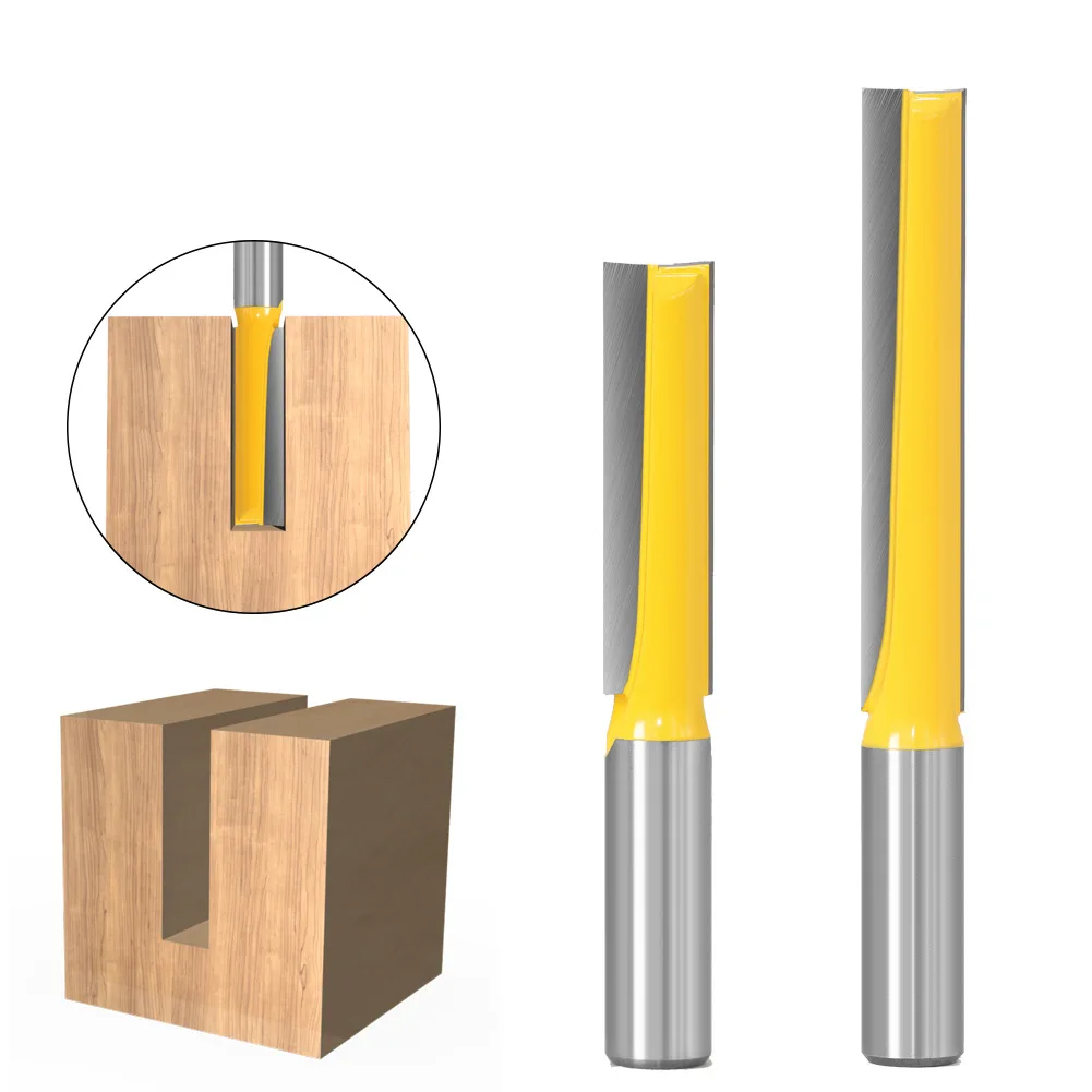 12mm Shank Long Straight Router Bits Wood Template Milling Cutters Pattern Bits 2-Size Diameter-12.7mm Cutting Length-50&76mm
12mm Shank Long Straight Router Bits Wood Template Milling Cutters Pattern Bits 2-Size Diameter-12.7mm Cutting Length-50&76mm