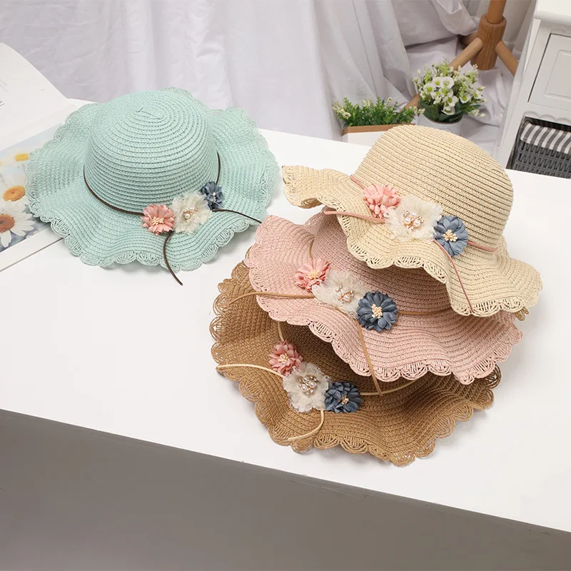 Girl's Straw Hat Spring Summer Floral Baby Beach Hat Children Princess Baby Hats Caps for Kids Accessories 2-8 Years
Girl's Straw Hat Spring Summer Floral Baby Beach Hat Children Princess Baby Hats Caps for Kids Accessories 2-8 Years