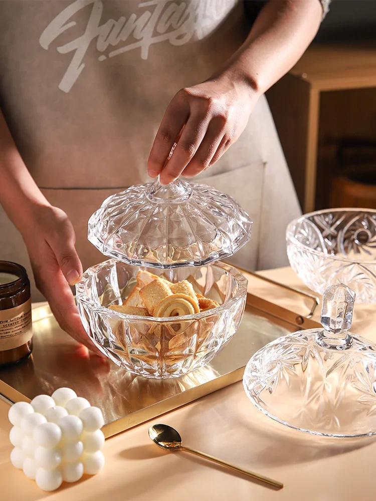 Light Luxury Glass Candy Box Nordic Jewelry Storage Tank Living Room Coffee Table Dried Fruit Storage Jar Ornament Decoration
Light Luxury Glass Candy Box Nordic Jewelry Storage Tank Living Room Coffee Table Dried Fruit Storage Jar Ornament Decoration