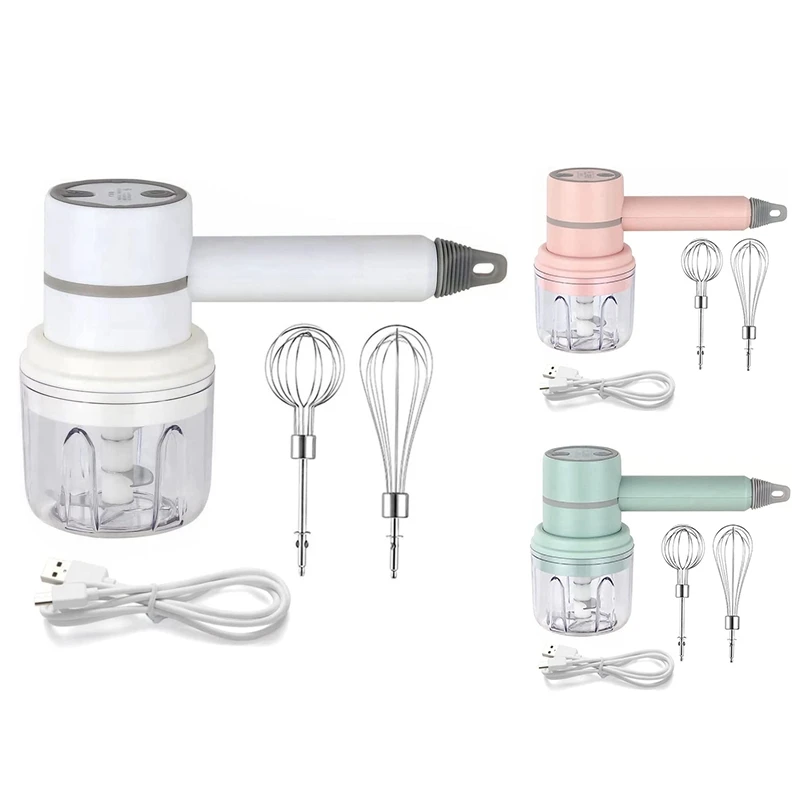Hand Mixer Cordless Electric Blender Portable Multi-Purpose Food Beater For Mixing Eggs Whipping Cream Chopping Garlic
Hand Mixer Cordless Electric Blender Portable Multi-Purpose Food Beater For Mixing Eggs Whipping Cream Chopping Garlic