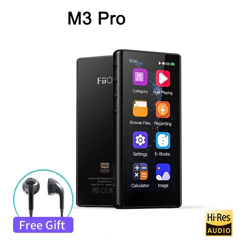 

Портативный mp3-плеер FiiO M3 Pro, сенсорный экран 3,5 дюйма, USB, ЦАП, Hi-Fi, музыкальный плеер без потерь, DSD128 PCM 32 бит, диктофон, электронная книга