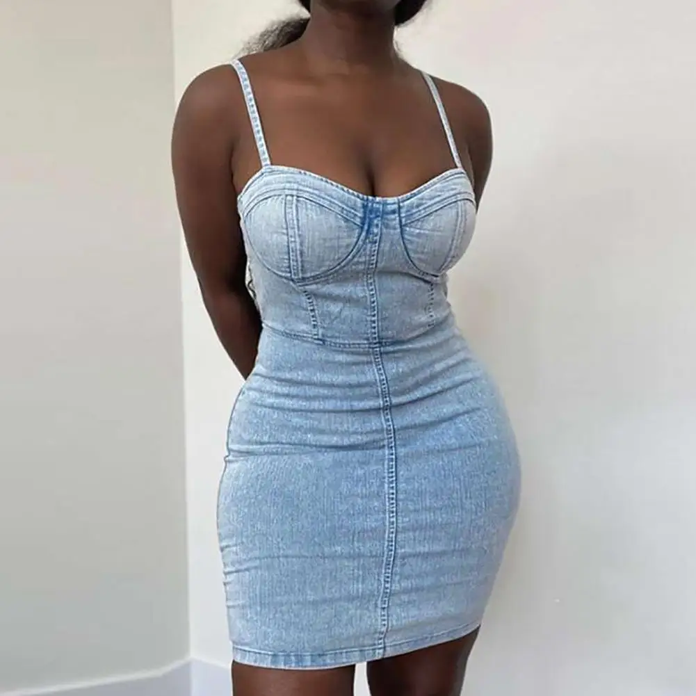 Breathable Stylish Pure Color Spaghetti Straps Bodycon Dress Soft Fabric Bodycon Dress Elastic for Night Club
Breathable Stylish Pure Color Spaghetti Straps Bodycon Dress Soft Fabric Bodycon Dress Elastic for Night Club