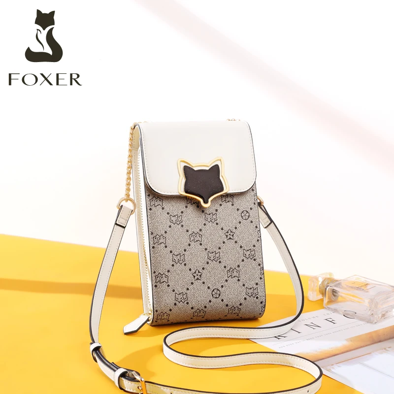 FOXER Leather Girl Phone Bag Multi-Layer Casual Flap Shoulder Bag For Women High Quality Crossbody Bag Ladies Mini Messenger Bag
FOXER Leather Girl Phone Bag Multi-Layer Casual Flap Shoulder Bag For Women High Quality Crossbody Bag Ladies Mini Messenger Bag
