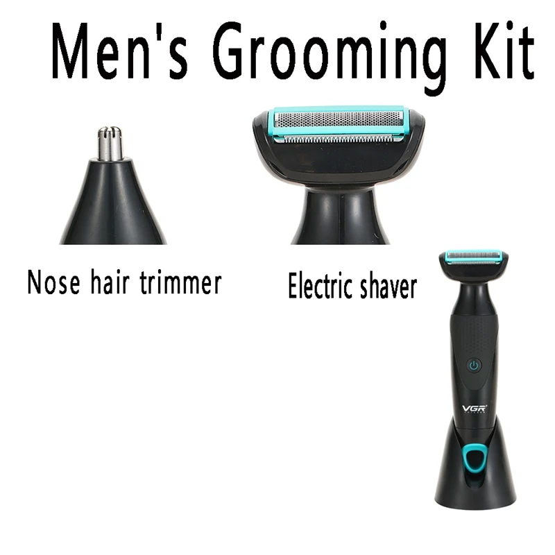 VGR Electric Razor For Men 2 In 1 Nose Hair Trimmer Electric Shaver Men Beard Trimmer
VGR Electric Razor For Men 2 In 1 Nose Hair Trimmer Electric Shaver Men Beard Trimmer