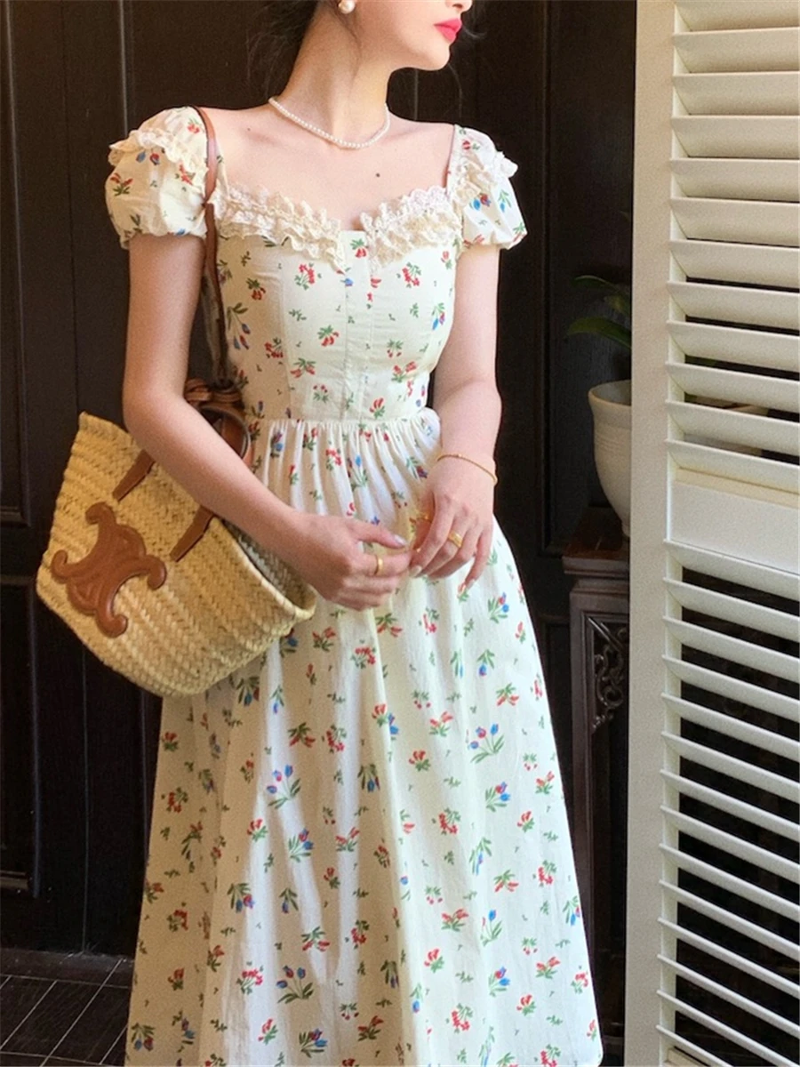 Midi Retro Dress Women Elegant Summer 2022 New Fashion Design Lady Vestido French Casual Print Vintage Female Dresses Clothing
Midi Retro Dress Women Elegant Summer 2022 New Fashion Design Lady Vestido French Casual Print Vintage Female Dresses Clothing