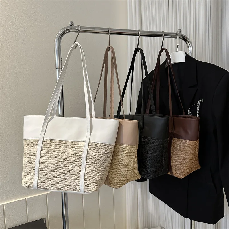 Summer Beach Straw Bag for Women 2023 Woven Rattan Shoulder Bag Ladies Handbag Purse Ins Chic Holiday Bucket Bags Bolso Mujer
Summer Beach Straw Bag for Women 2023 Woven Rattan Shoulder Bag Ladies Handbag Purse Ins Chic Holiday Bucket Bags Bolso Mujer