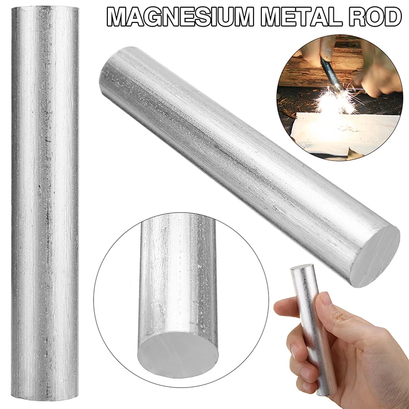 1Pc Mg Magnesium Metal Rod 16mm X 9cm High Purity 99.99% For Welding Soldering Magnesium Bar Survival Emergency Tools
1Pc Mg Magnesium Metal Rod 16mm X 9cm High Purity 99.99% For Welding Soldering Magnesium Bar Survival Emergency Tools