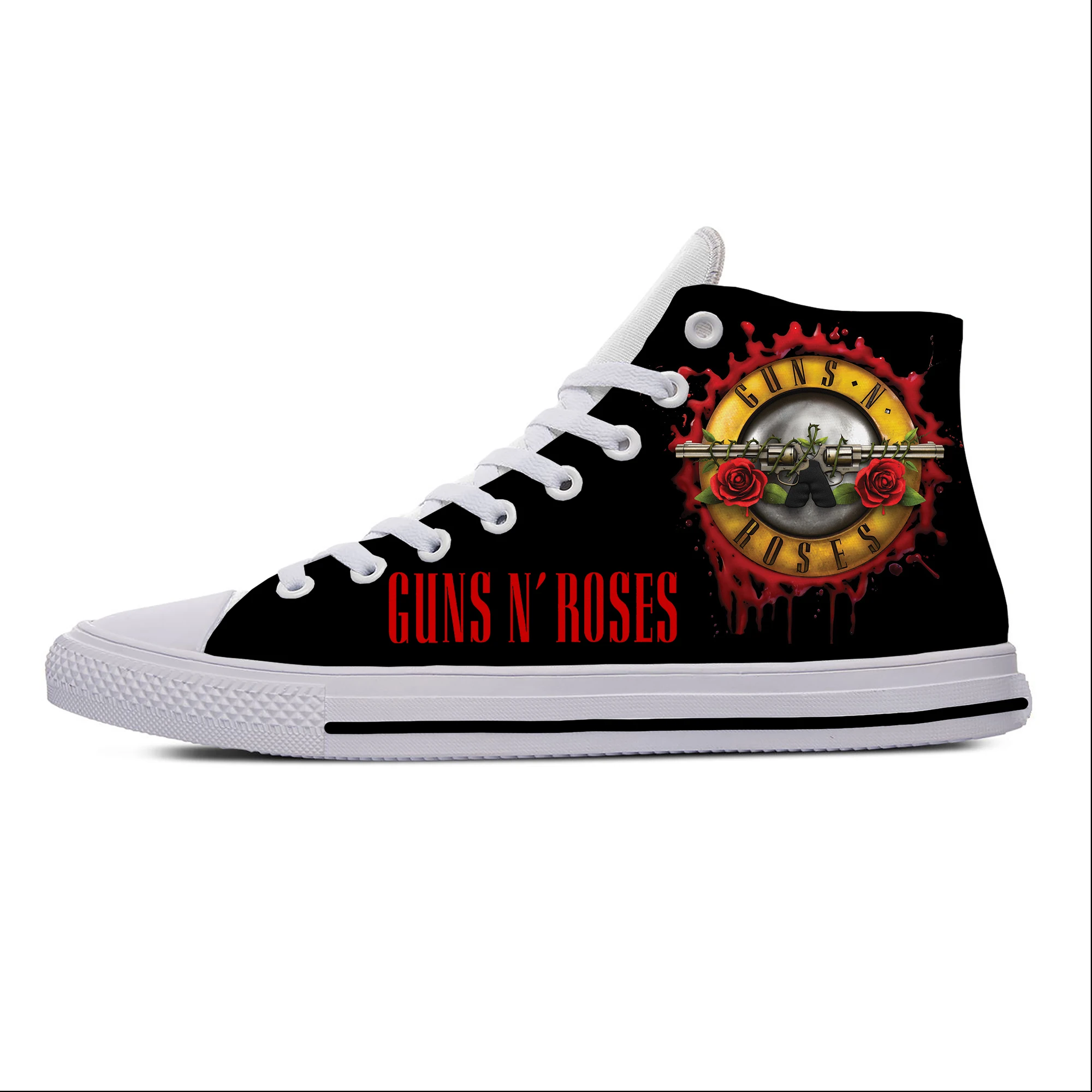 Кроссовки GUNS N ROSE Rock Band из тяжелого металла, забавная повседневная обувь из ткани, высокие, легкие дышащие, с 3D принтом, для мужчин и женщин
Кроссовки GUNS N ROSE Rock Band из тяжелого металла, забавная повседневная обувь из ткани, высокие, легкие дышащие, с 3D принтом, для мужчин и женщин