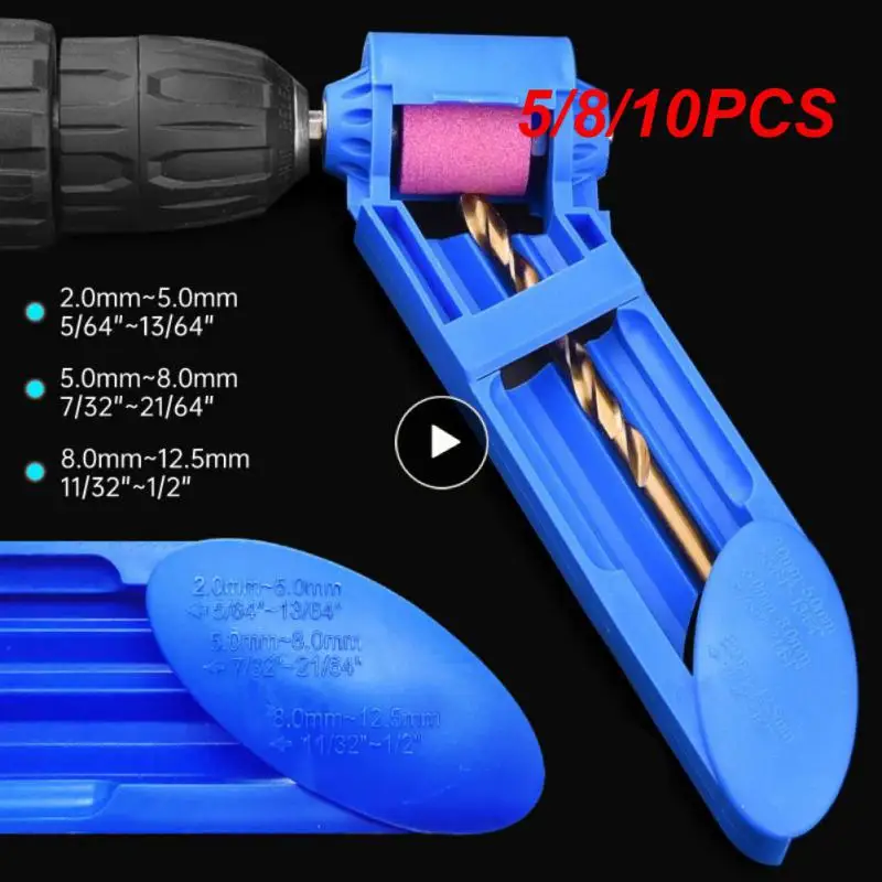 5/8/10PCS 2.0-12.5mm Drill Bits Set Sharpener Hand Tools Sharpening Machine Corundum Grinding Wheel Twist Drill Bit
5/8/10PCS 2.0-12.5mm Drill Bits Set Sharpener Hand Tools Sharpening Machine Corundum Grinding Wheel Twist Drill Bit