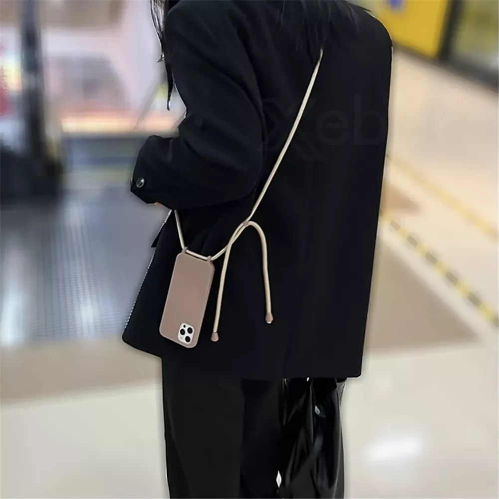 Factory Direct Selling For iPhone 11 12 13 14 Pro Max Mini XS X XR 6 6S 7 8 Plus SE Soft Cover Liquid Silicone Crossbody Necklac
Factory Direct Selling For iPhone 11 12 13 14 Pro Max Mini XS X XR 6 6S 7 8 Plus SE Soft Cover Liquid Silicone Crossbody Necklac