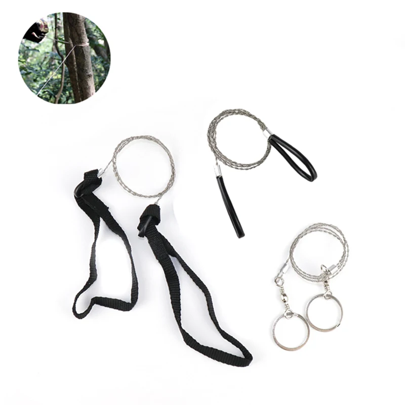 High Quality Field Survival Stainless Wire Saw Hand Chain Saw Cutter Outdoor Camping Hiking Emergency Steel Rope Chain Saws Tool
High Quality Field Survival Stainless Wire Saw Hand Chain Saw Cutter Outdoor Camping Hiking Emergency Steel Rope Chain Saws Tool