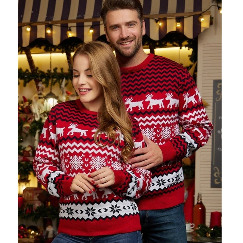 Christmas O-neck Kintted Thick Women Pullovers Autumn Winter Jumper Crochet Red Y2k Long Sleeve Sweater Xmas Jumper Cardigan
Christmas O-neck Kintted Thick Women Pullovers Autumn Winter Jumper Crochet Red Y2k Long Sleeve Sweater Xmas Jumper Cardigan