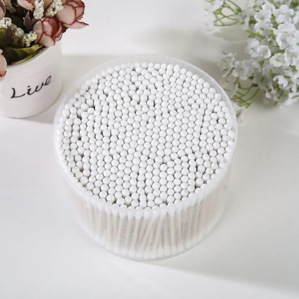 Disposable 500Pcs Double Heads Cotton Swabs Bamboo Cotton Buds Wood Sticks Ear Cleaning Sticks Makeup Tools
Disposable 500Pcs Double Heads Cotton Swabs Bamboo Cotton Buds Wood Sticks Ear Cleaning Sticks Makeup Tools
