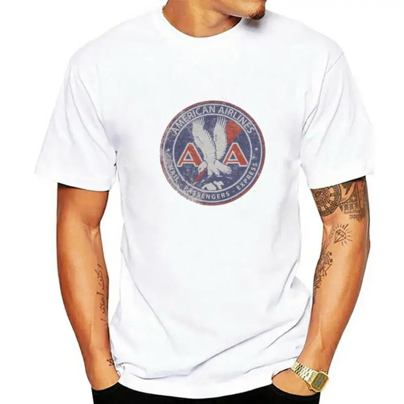 American Airlines Vintage Retro Logo T Shirt 1930s 1940s Grey Small to XXL Distressed Print men t shirt
American Airlines Vintage Retro Logo T Shirt 1930s 1940s Grey Small to XXL Distressed Print men t shirt
