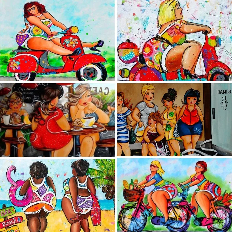 Full Square 5D Diy Diamond Painting Sexy Woman Motorcycle Fat Girl Hand Embroidery Kit Cross Stitch Mosaic Christmas Gift
Full Square 5D Diy Diamond Painting Sexy Woman Motorcycle Fat Girl Hand Embroidery Kit Cross Stitch Mosaic Christmas Gift