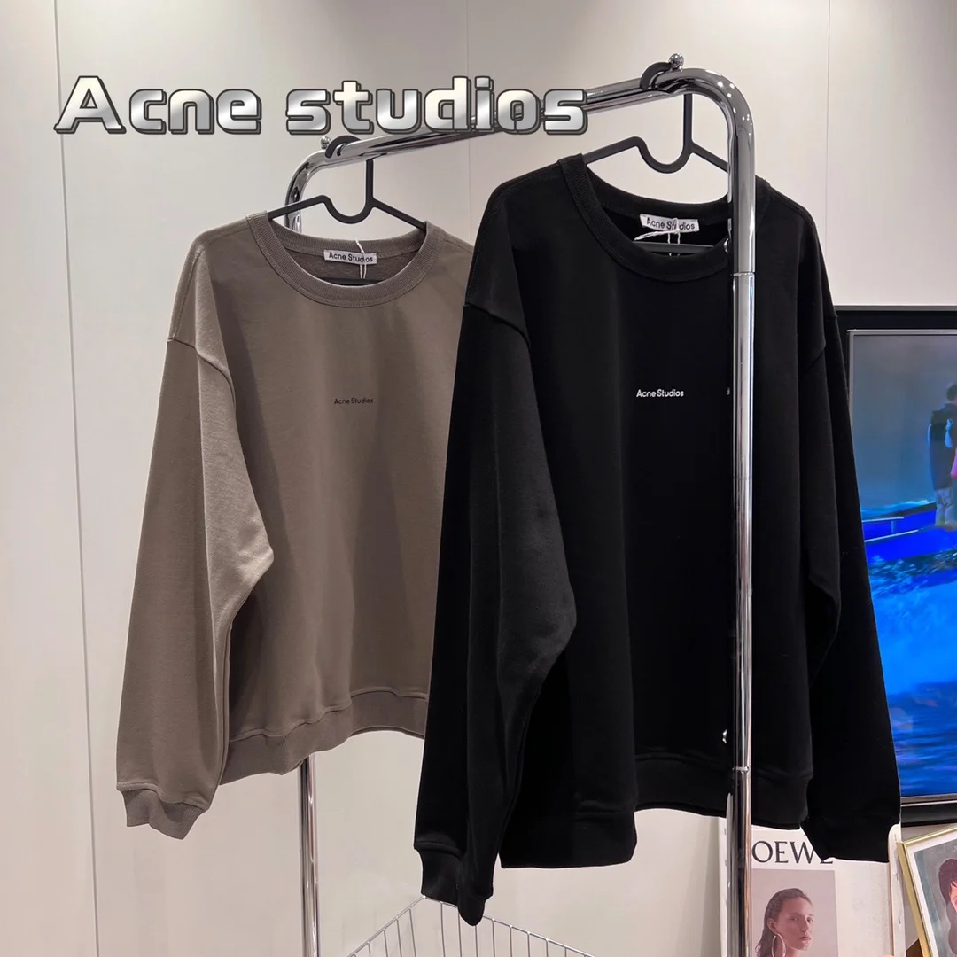 22ss new acne studios classic solid color used washed high quality sweater loose small logo Plush long sleeves
22ss new acne studios classic solid color used washed high quality sweater loose small logo Plush long sleeves