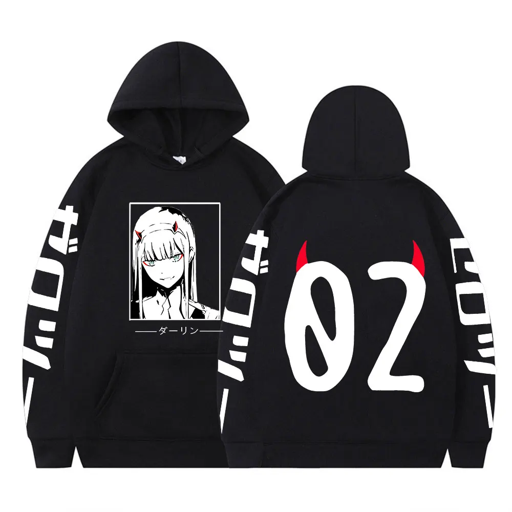 Japanese Anime Darling In The Franxx Harajuku Hoodie Zero Two Graphic Print Hoodies Men Women's Fleece Keep Warm Sweatshirt
Japanese Anime Darling In The Franxx Harajuku Hoodie Zero Two Graphic Print Hoodies Men Women's Fleece Keep Warm Sweatshirt
