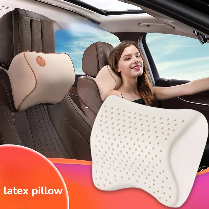 Car Latex Pillow Four Seasons Breathable Cervical Pillow Car Supplies Massage Neck Pillow Car Seat Headrest Pillow
Car Latex Pillow Four Seasons Breathable Cervical Pillow Car Supplies Massage Neck Pillow Car Seat Headrest Pillow