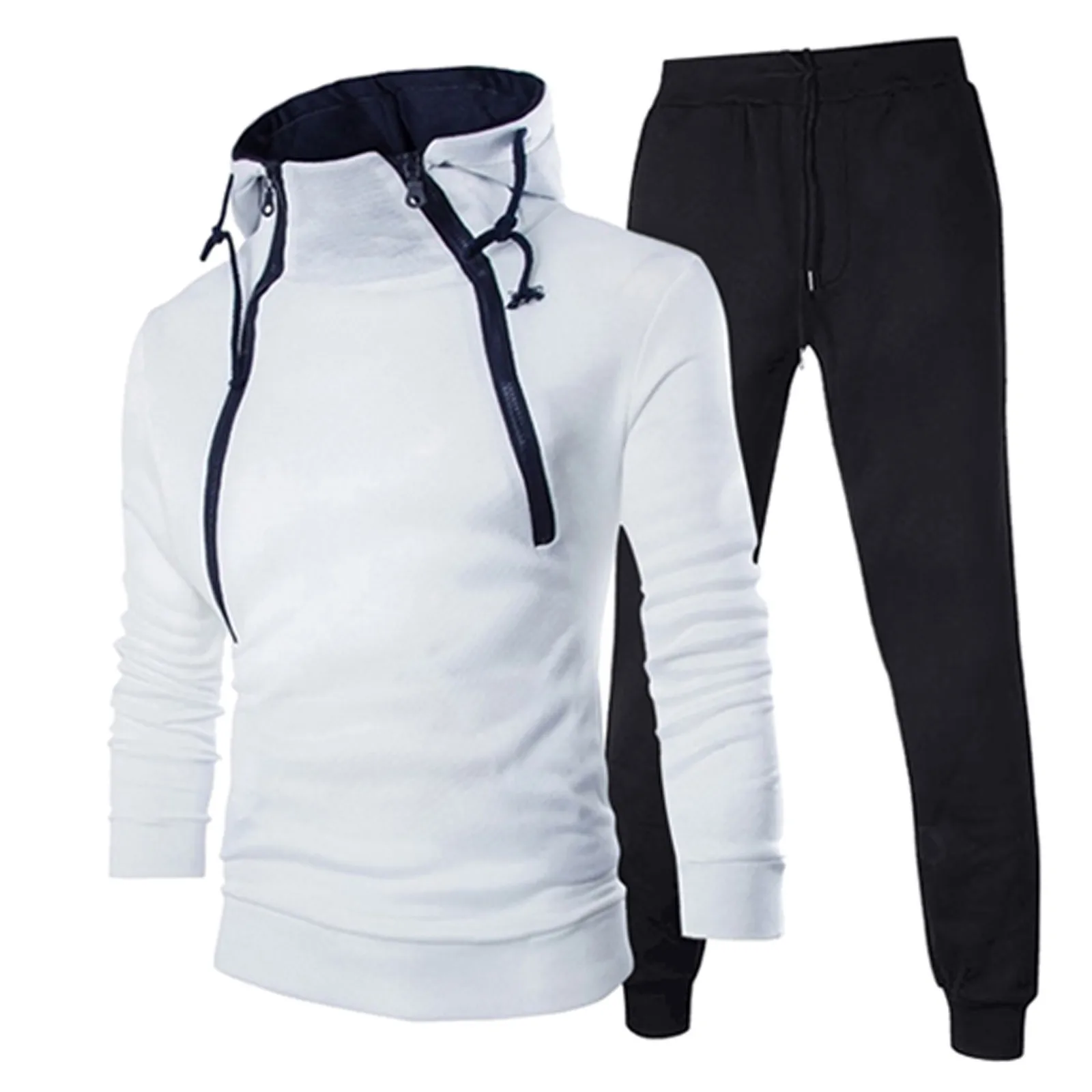 Double Zipper Hooded Long Sleeve 2022 Spring New Spring Autumn Men's Set Casual Sportswear Fashion Male Running Men Suit Sports
Double Zipper Hooded Long Sleeve 2022 Spring New Spring Autumn Men's Set Casual Sportswear Fashion Male Running Men Suit Sports