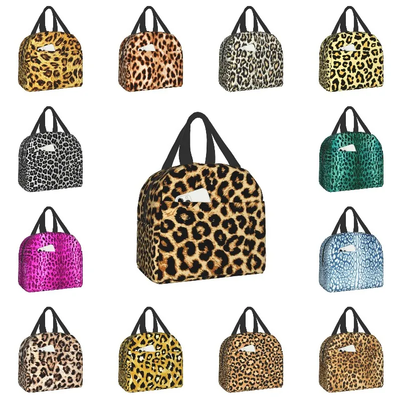 Сумка для ланча с леопардовым принтом, теплоизолированный Ланч-бокс с животным принтом, для мужчин и женщин, школьная сумка для пикника
Сумка для ланча с леопардовым принтом, теплоизолированный Ланч-бокс с животным принтом, для мужчин и женщин, школьная сумка для пикника