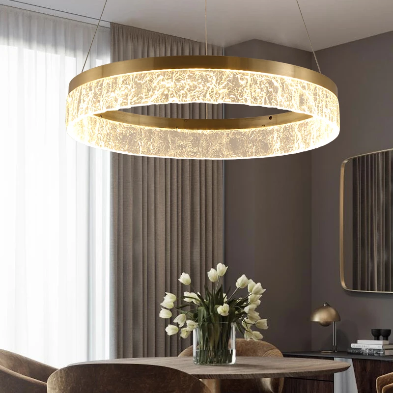 New Nordic Golden Chandelier Ring Resin Texture Lampshade Light Luxury Modern Villa Duplex Living Room Dining Room Bedroom Lamp
New Nordic Golden Chandelier Ring Resin Texture Lampshade Light Luxury Modern Villa Duplex Living Room Dining Room Bedroom Lamp