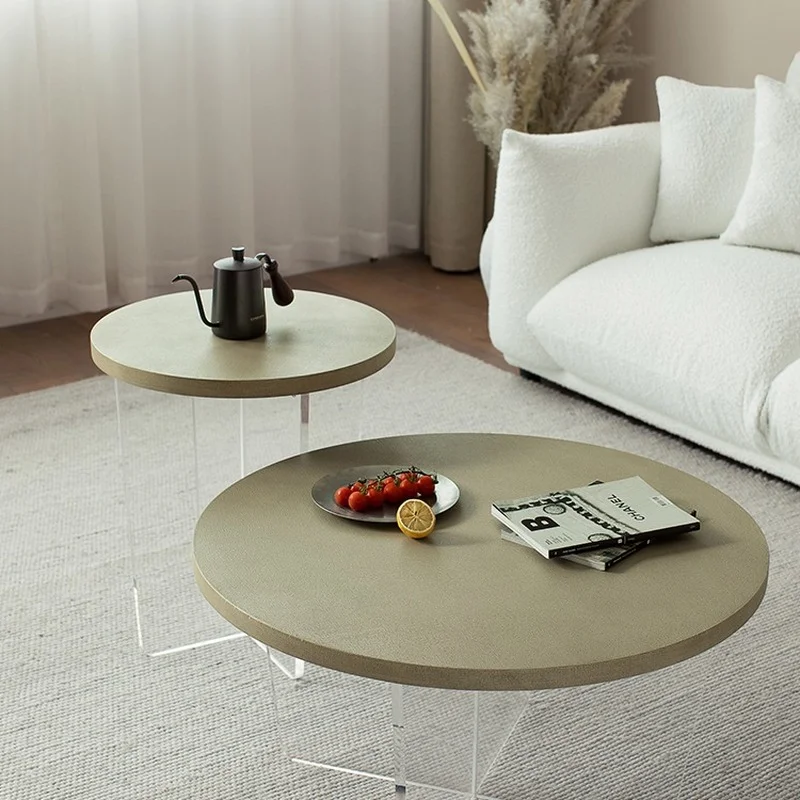 zq Furniture Coffee Table round Suspension Minimalist Creative Cement Paint Living Room Acrylic Small Table Side Table
zq Furniture Coffee Table round Suspension Minimalist Creative Cement Paint Living Room Acrylic Small Table Side Table