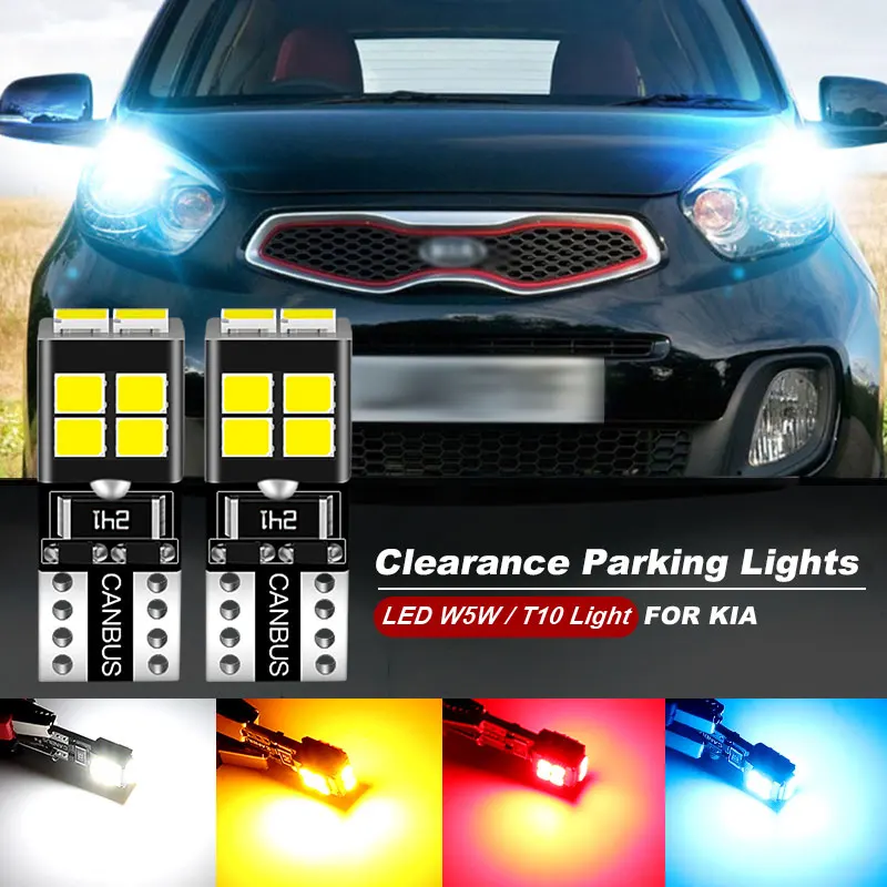 2PCS For Kia Picanto Accessories 2011 2012 2013 2014 2015 2016 2017 LED Parking Light T10 W5W Clearance Lamp CANbus 
2PCS For Kia Picanto Accessories 2011 2012 2013 2014 2015 2016 2017 LED Parking Light T10 W5W Clearance Lamp CANbus