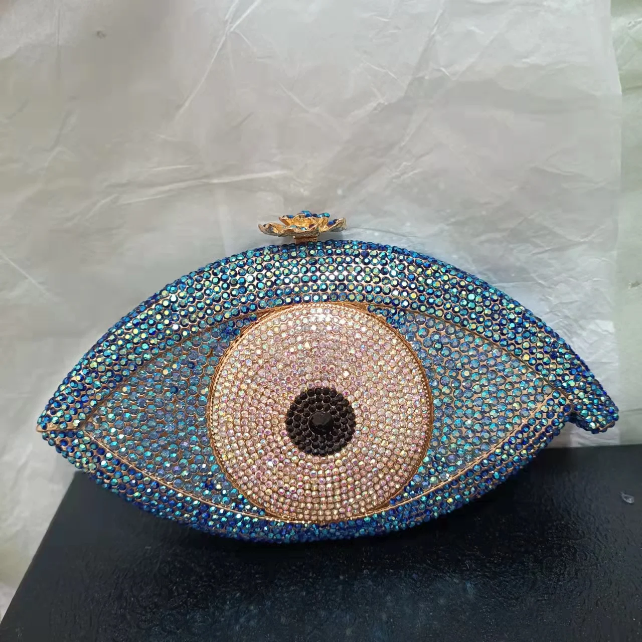 Women Diamond Evil Eyes Cocktail Prom Evening Bag Party Dinner Rhinestone Mini Metal Handbag Wedding Bridal Stones Clutch Purse
Women Diamond Evil Eyes Cocktail Prom Evening Bag Party Dinner Rhinestone Mini Metal Handbag Wedding Bridal Stones Clutch Purse