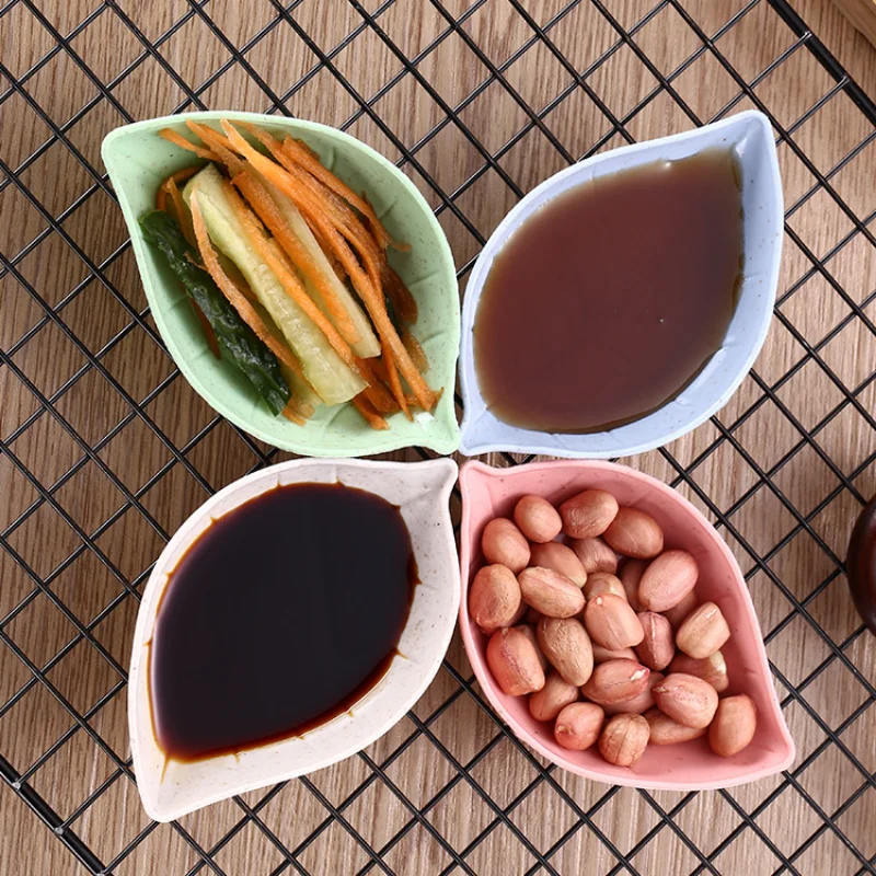 2pcs Wheat Straw Leaves Small Plate Kitchen Soy Sauce Vinegar Sauce Sauce Saucer Saucer Mustard Tableware Dishes 
2pcs Wheat Straw Leaves Small Plate Kitchen Soy Sauce Vinegar Sauce Sauce Saucer Saucer Mustard Tableware Dishes