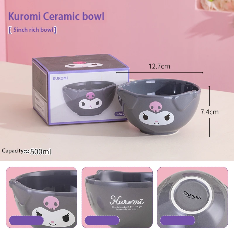 Керамическая миска Sanrio 5 дюймов с персонажами
Керамическая миска Sanrio 5 дюймов с персонажами
