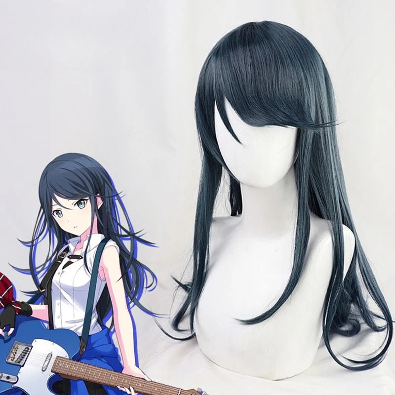 Hoshino Ichika Cosplay Wig Leo/need Dark Blue 70cm Long Straight Wavy Heat Resistant Hair Adult Halloween Role Play 
Hoshino Ichika Cosplay Wig Leo/need Dark Blue 70cm Long Straight Wavy Heat Resistant Hair Adult Halloween Role Play