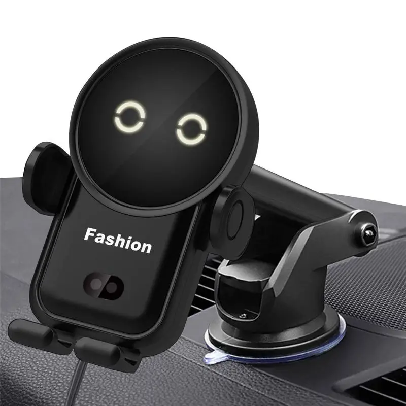 

Wireless Charger For Car 15W Auto Clamping Fast Charging Phone Holder Hands-Free Car Interior Accessory For Air Vent Or