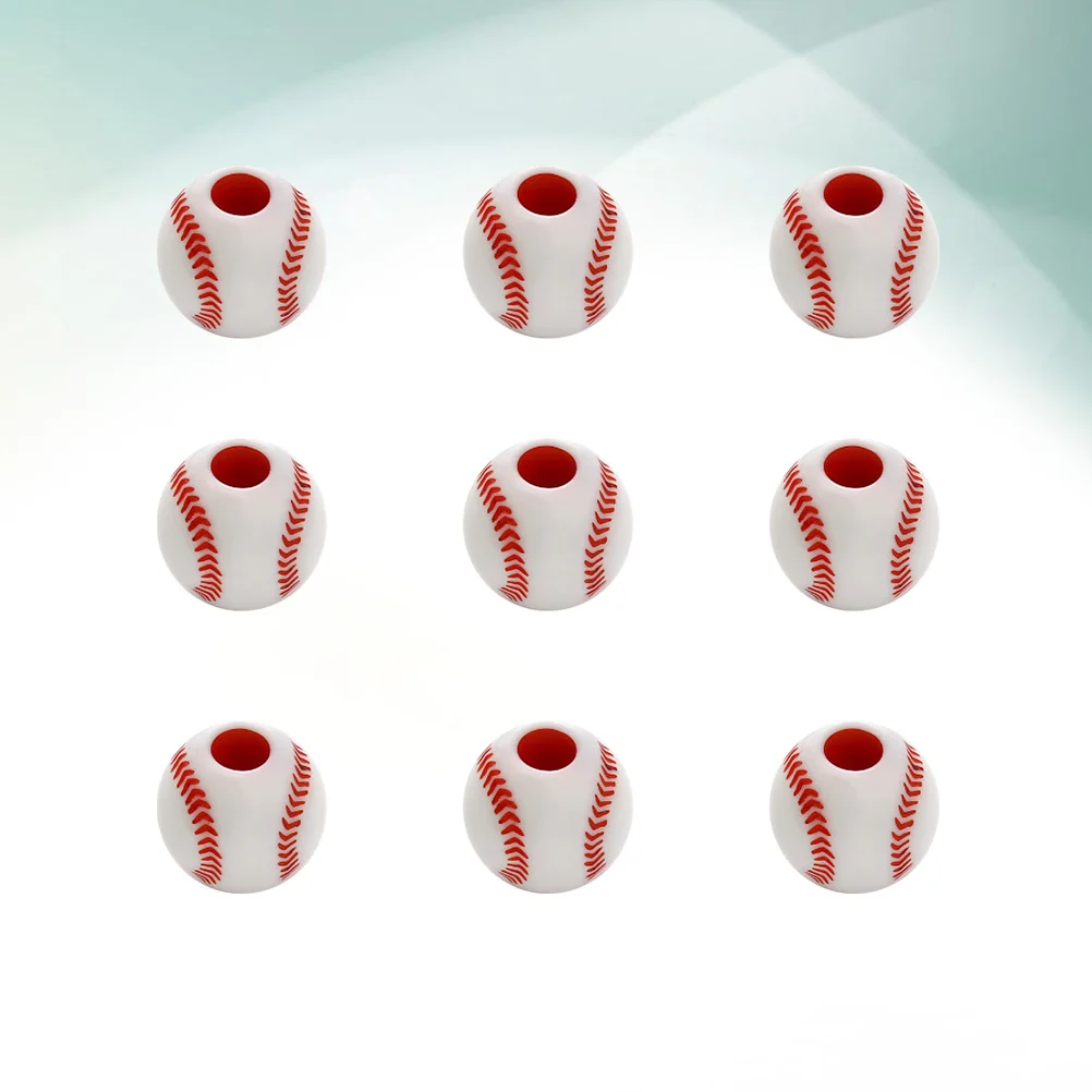 50pcs Acrylic Baseball Shape Beads DIY Beaded Accessories Gift for Bracelet Necklace Jewelry Decor (White)
50pcs Acrylic Baseball Shape Beads DIY Beaded Accessories Gift for Bracelet Necklace Jewelry Decor (White)