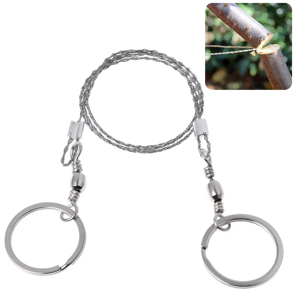 EDC Emergency Survival Gear Stainless Steel Wire Saw Wood Outdoor Camping Hiking Manual Hand Steel Rope Chain Saw Travel Tool
EDC Emergency Survival Gear Stainless Steel Wire Saw Wood Outdoor Camping Hiking Manual Hand Steel Rope Chain Saw Travel Tool