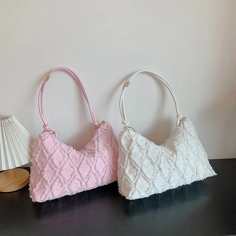 Vintage Denim Cloth Women Shoulder Underarm Bags Casual Totes Handbags New Fashion Top-Handle Bags Female Daily Shoulder Bags
Vintage Denim Cloth Women Shoulder Underarm Bags Casual Totes Handbags New Fashion Top-Handle Bags Female Daily Shoulder Bags