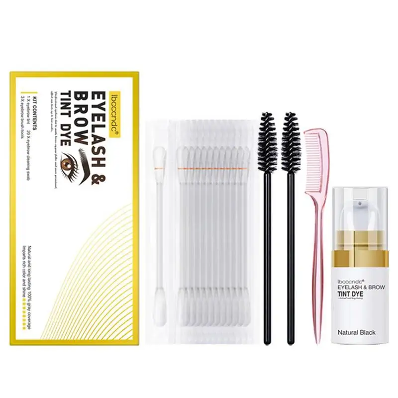 Eyelashes Eyebrow Eyelash Dye Paste Tint Kit Professional Mascara Color Brow & Lashes Dye Set Black/Brown
Eyelashes Eyebrow Eyelash Dye Paste Tint Kit Professional Mascara Color Brow & Lashes Dye Set Black/Brown