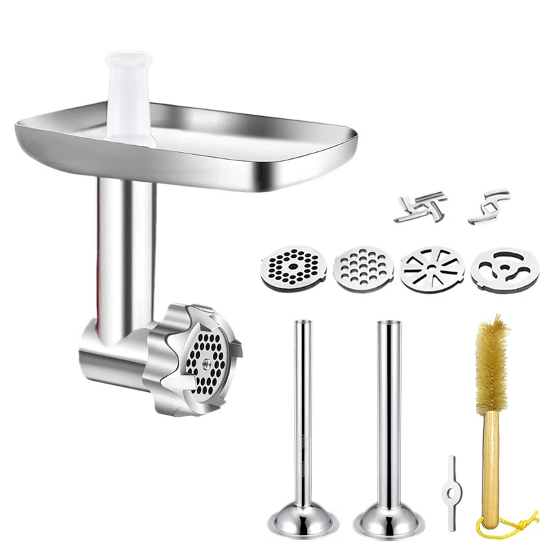 1 Set Metal Food Grinder Attachment for KitchenAid Stand Mixers Sausage Stuffer Attachment
1 Set Metal Food Grinder Attachment for KitchenAid Stand Mixers Sausage Stuffer Attachment