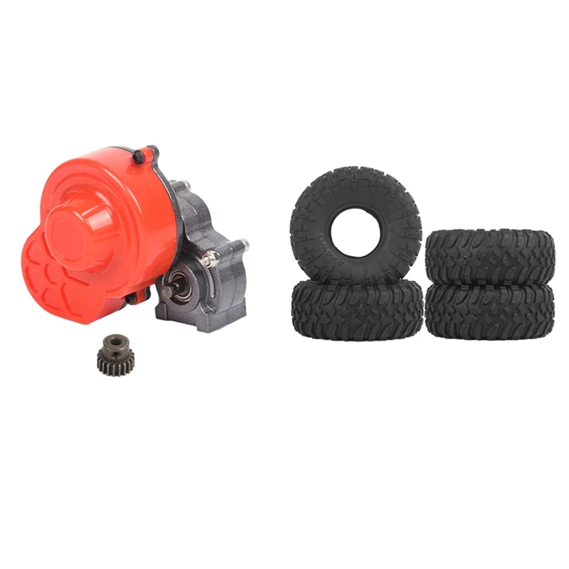 2 Set RC Car Part: 1 Set 120Mm 1.9 Rubber Wheel Tires Tyres & 1 Set Complete Gearbox Transmission Box With Motor Gear
2 Set RC Car Part: 1 Set 120Mm 1.9 Rubber Wheel Tires Tyres & 1 Set Complete Gearbox Transmission Box With Motor Gear