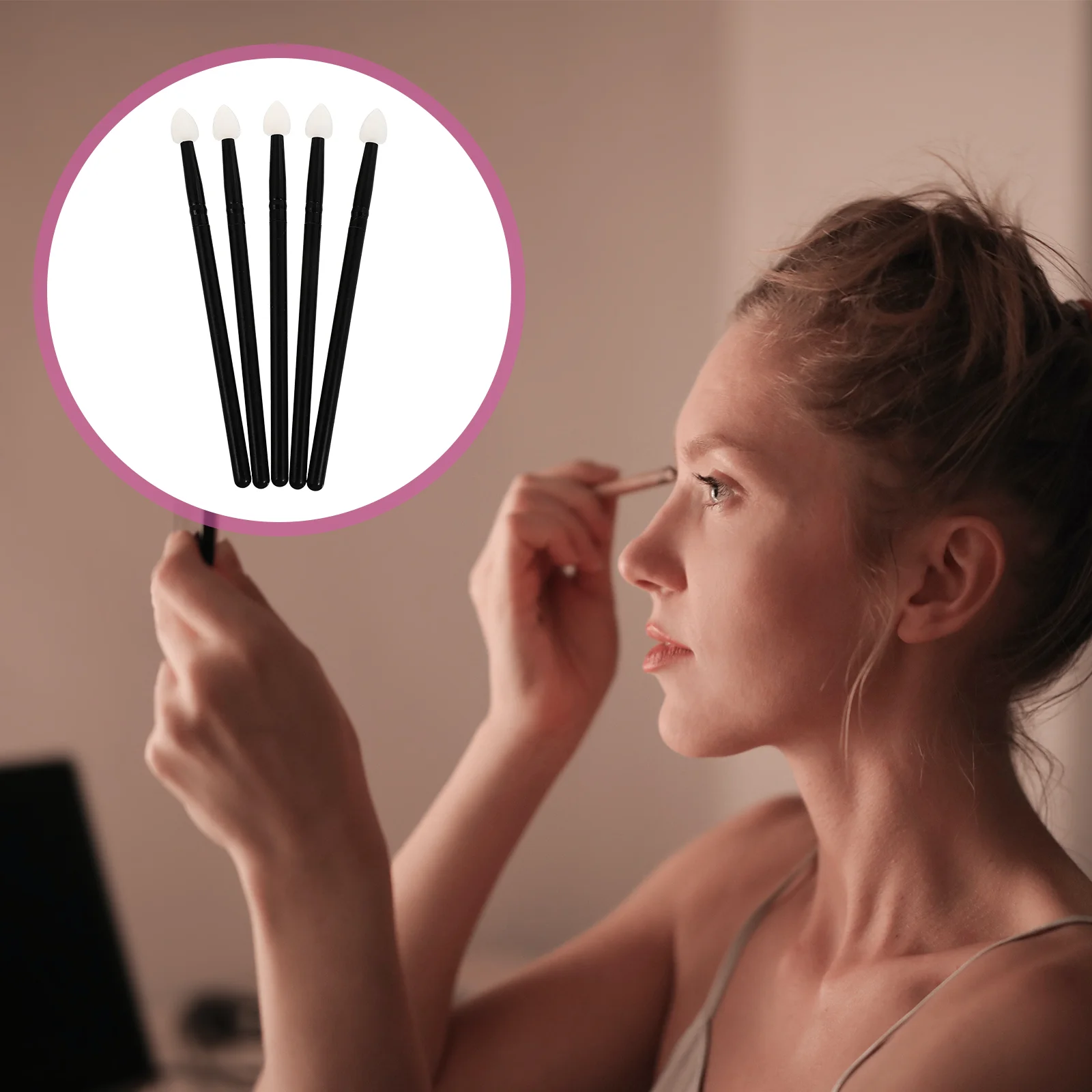 Brush Silicone Makeup Eyeshadow Eye Applicator Brushes Lip Tool Set Eyeliner Facial Cream Tools Kit Practical Utensil Lipstick
Brush Silicone Makeup Eyeshadow Eye Applicator Brushes Lip Tool Set Eyeliner Facial Cream Tools Kit Practical Utensil Lipstick