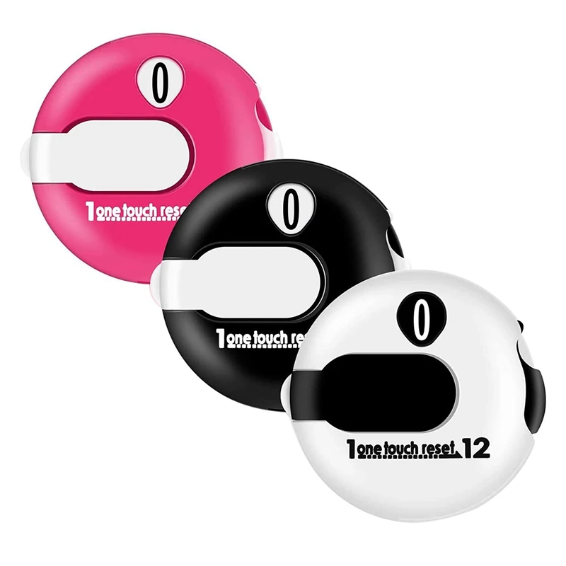 3 Pcs Mini Golf Score Counter Golf Stroke Counter with One Contact Reset Shot Putt Indicator Sport Accessories
3 Pcs Mini Golf Score Counter Golf Stroke Counter with One Contact Reset Shot Putt Indicator Sport Accessories